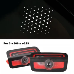 Car Door Puddle Light Projection Welcome Step Up Lamp Radium Spotlight For Mercedes Benz C S Class W223 W206 C220 C200 C300 S450