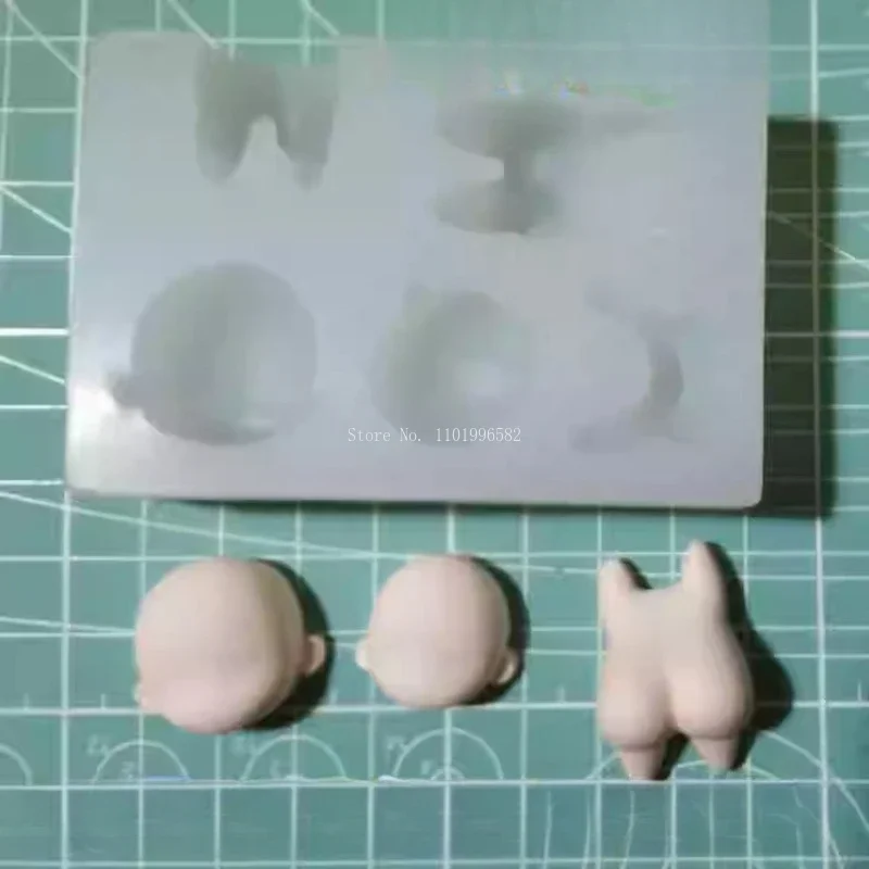 Ультралегкая глина Q версия мультяшная кукла тело силиконовая форма DIY керамическая кукла полимерная глина анимация персонаж инструменты для изготовления тела