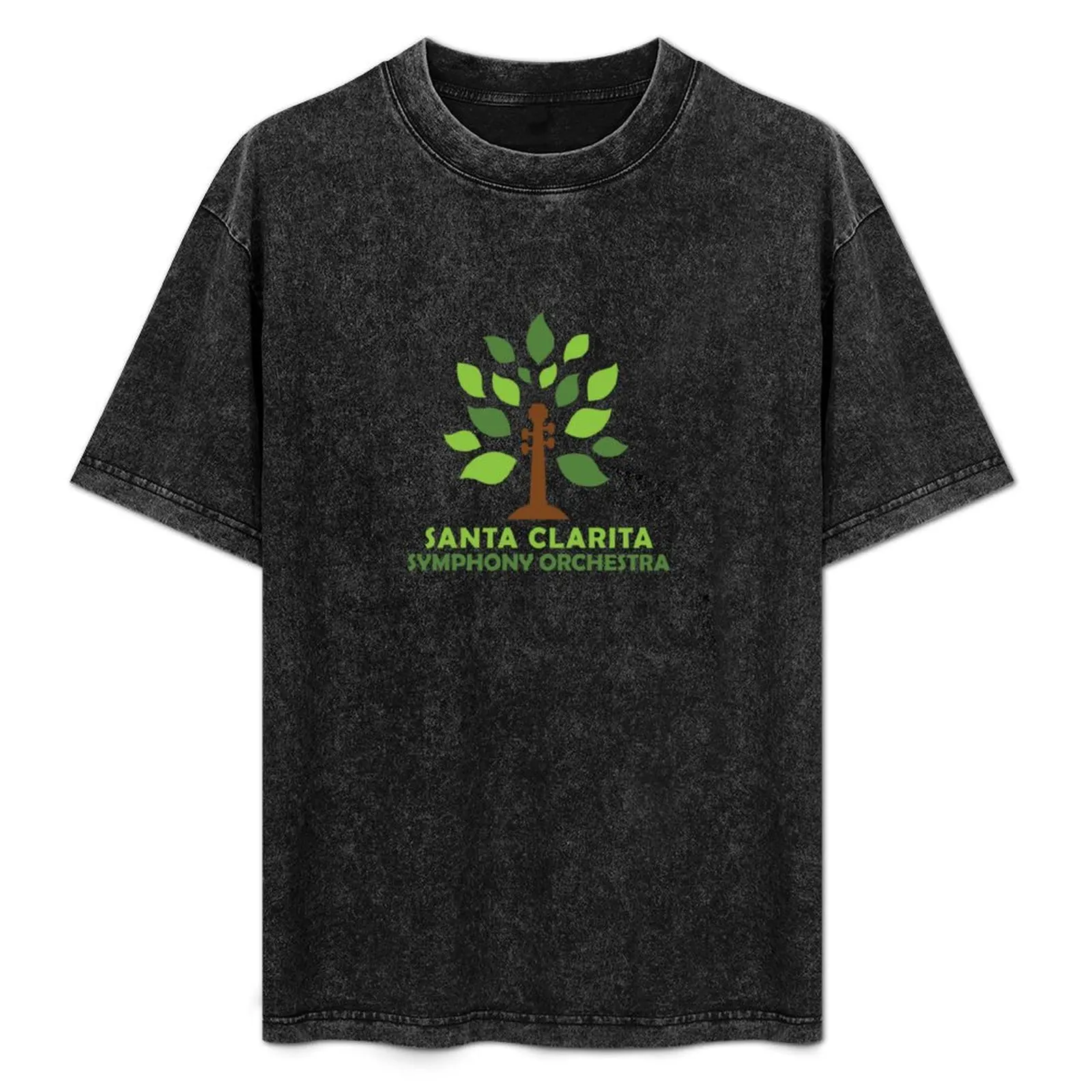 

Santa Clarita Symphony Orchestra - full color logo T-Shirt Soft Durable Cotton T-Shirt