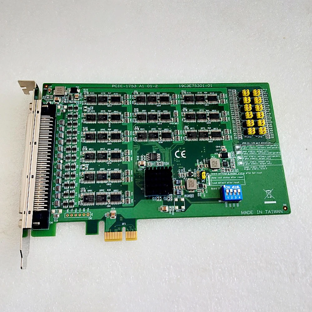 Advantech PCIE-1753 A1 01-2 용 디지털 수량 I/0 카드, 96 채널 데이터 캡처 카드