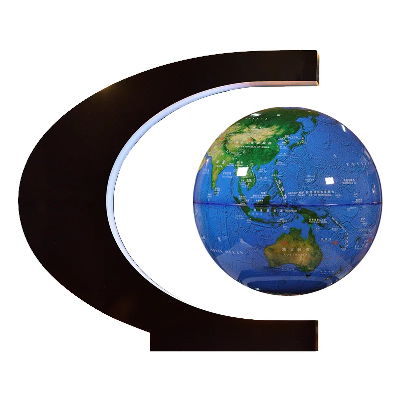Home and office decoration, desktop ornament, creative gift, magnetic levitation globe