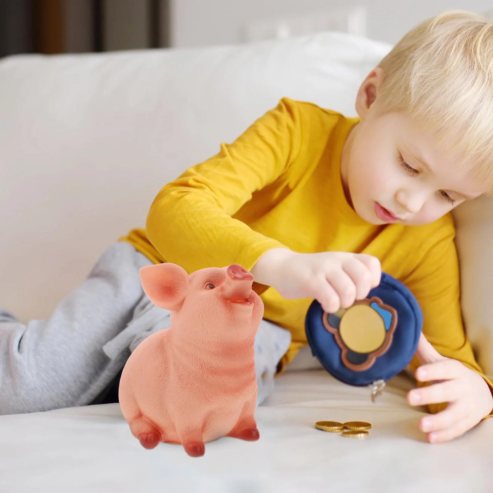 Cartoon Spaarpot Grote Capaciteit Kinderen Geldbesparende Doos Onbreekbare Munt Opslag Pot Voor Meisjes Jongens Kinderkamer Decor