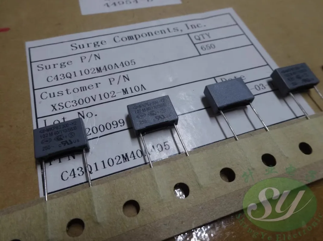 

20PCS Xiamen Fara MKP63 0.001uf/300VAC 1000pf 1nf 1n0 102 New film capacitor 10MM
