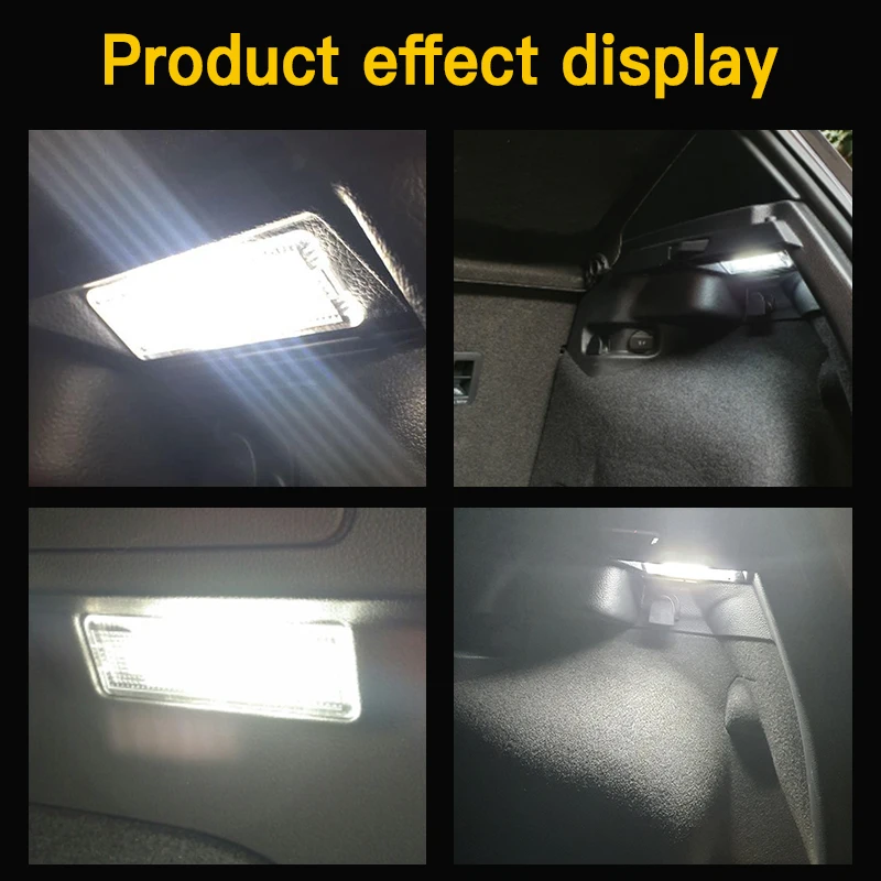 1 قطعة/2 قطعة LED مقصورة الأمتعة الجذع التمهيد أضواء 12 فولت لشركة فولكس فاجن طوارق 2003-2013 الناقل T5 2003-2014 ل سيات ليون 1999-2006