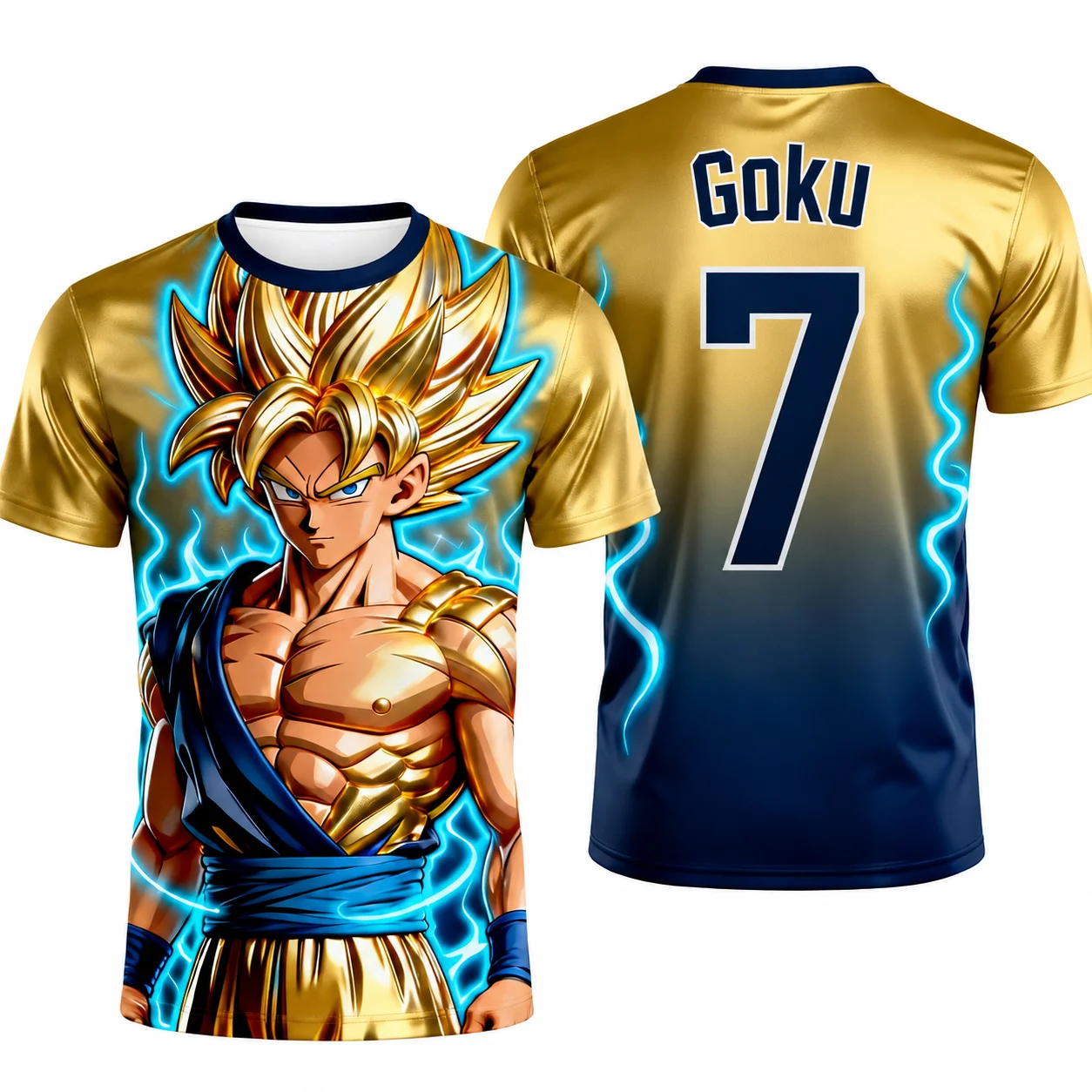 Dragon Ball Retro Fitness T-shirt  Anime Football Jersey Men's 3D Printed Sports T-Shirt Quick Dry Short Sleeve Fan Unseix Top