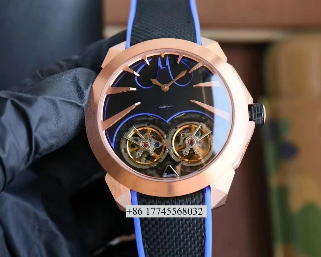 

Customizable High Quality ETA Mechanical Movement Stainless Steel Watch with 100 Bar Water Resistance and Tourbillon Feature