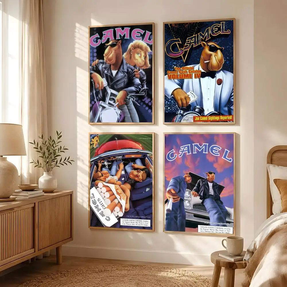 Brand Camel Cigarettes Poster Poster All-match HD Waterproof Self-Adhesive Wall Art Sticker For Home Bedroom