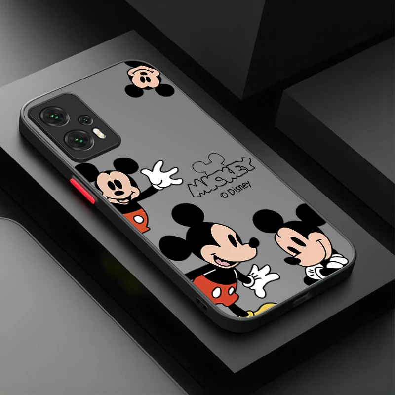 ديزني ميكي ميني ماوس جراب هاتف ل Xiaomi 14T 13T 12T 11T 10T 9T Pro Mi 14 13 12 10 11 Lite 5G NE غطاء ممتص للصدمات