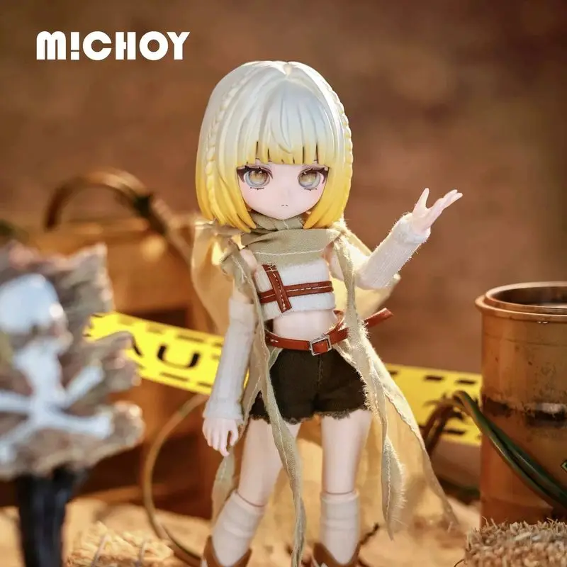 New 1/12 Bjd Michoy Doomsday Prologue Series Blind Box Cute Girl Action Figure Moveable Doll Desktop Ornament Model Girls Gift view 4