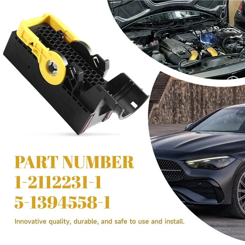 ABNL Automobile Engine ECU 46 Pin Wire Harness Connector Plug Computer Board For Benz 1-2112231-1 5-1394558-1 2112231-1