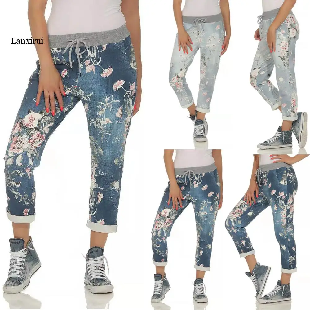 

Street wear Women High Waist Denim Pencil Pants Loose Casual Korean Mom Jean Boyfriend Jeans Pantalones De Mujer Vaqueros Femme