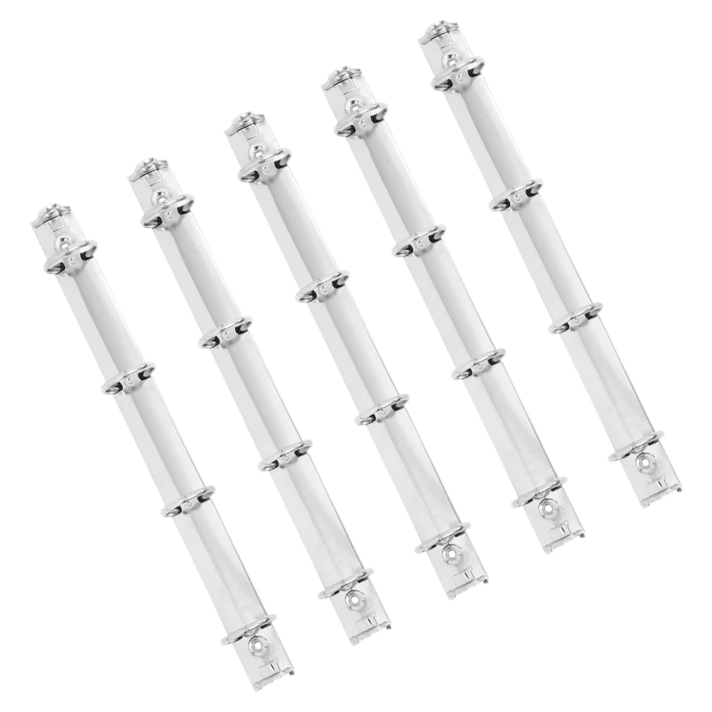 

5 шт., металлический переплет формата А4, сверхпрочный органайзер с 4 отверстиями для офисных школьных документов, гибкая папка-переплет