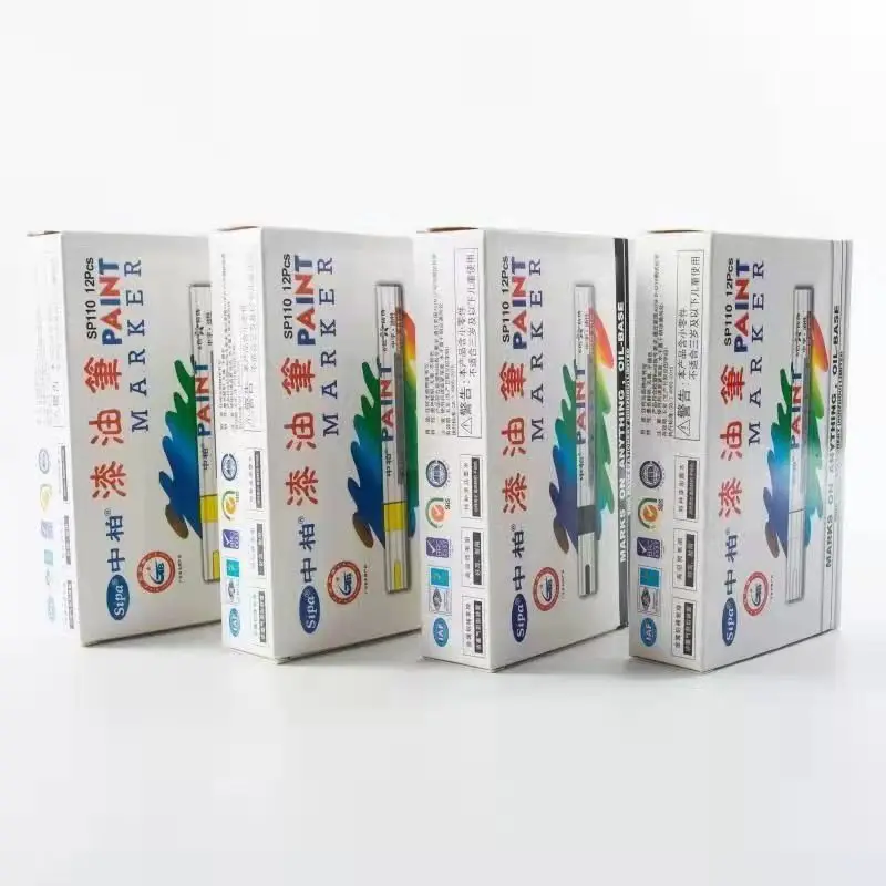 4/2/1pcs/Lot For Metal Metallic Fill Paint Pen Craftwork Supplies Waterproof Oil Permanent Marker White Color Drawing Tires