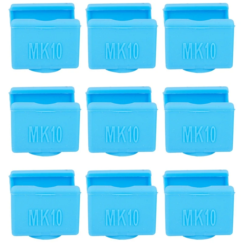 

A81M New 9Pcs Mk10 Silicone Socks Instead Insulation For Wanhao Dupicator D4/I3/For Dremel I3 Makerbot 2 Qidi Tech