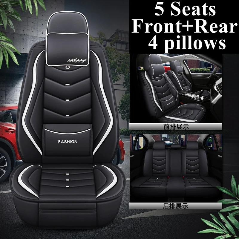 Front+Rear Full Set Car Seat Covers for Citroen C2 C3 C4 C-CROSSER C-XR C4 Cactus C4L Picasso C5 Triumph C6 Xantia DS4 DS5 DS6