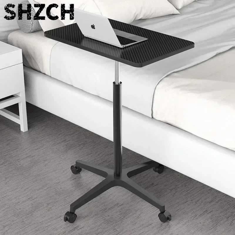 Movable Lifting Small Table Pulley Small Sofa Bedside Table Standing Upright Laptop Desk Office Desk Versatile