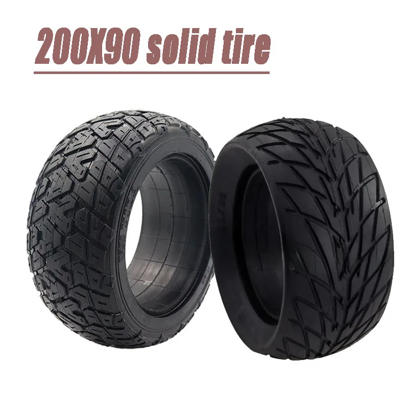 200x90 Solid tire without inner tube tyres fits electric scooter torque car 8 inch non inflatable solid tire