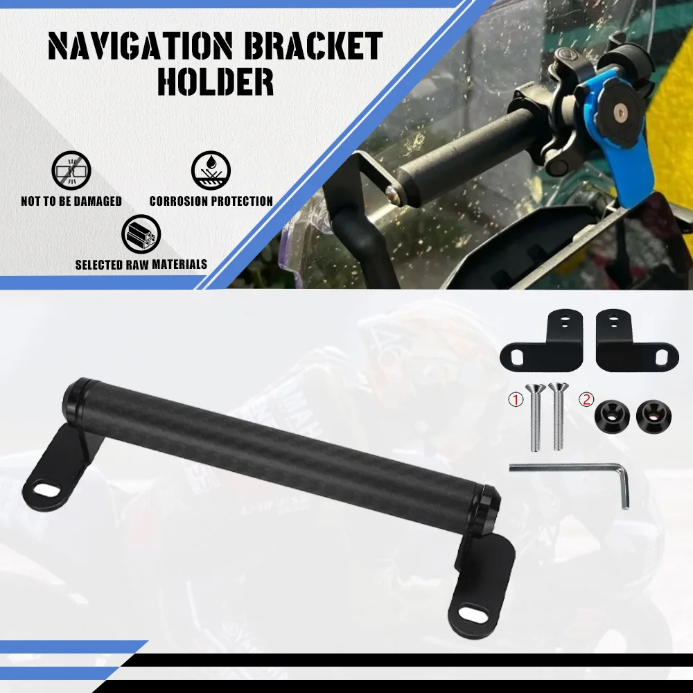 

650MT Motorcycle For CFMOTO CF MOTO CF650MT Carbon Fiber Navigation Bracket Holder GPS Phone Bracket 650 MT mt CF 650MT 650mt