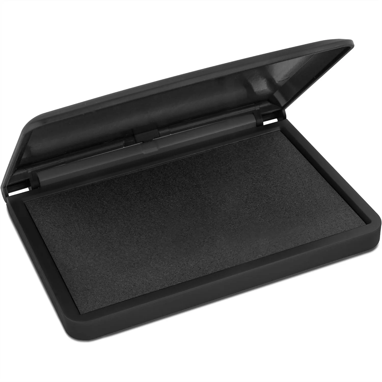 Large Black Stamp Pad 2-3/4 by 4-1/4 Inch Premium Felt for Clear Impressions