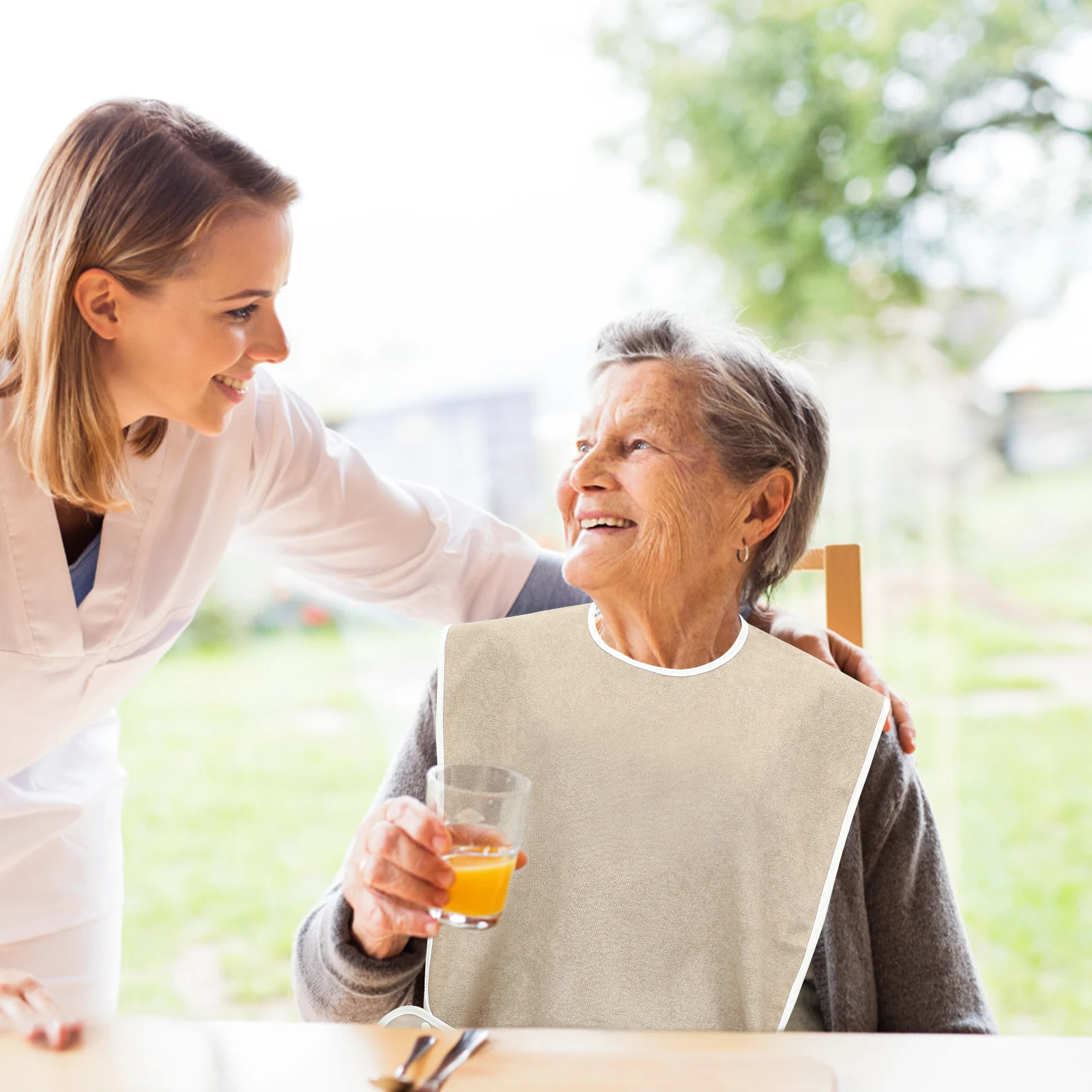 

Водонепроницаемый нагрудник для еды для взрослых, удобный, прочный, моющийся, защитный нагрудник для пожилых людей, одежда, защита для еды