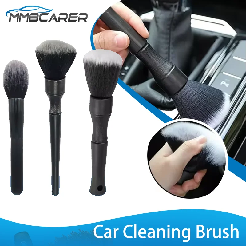 

Car Cleaning Brush Fiber Ultra Soft Cleaning Brush Car Interior Detail Kit Electrostatic Dust Removal Tool Washing Accessories