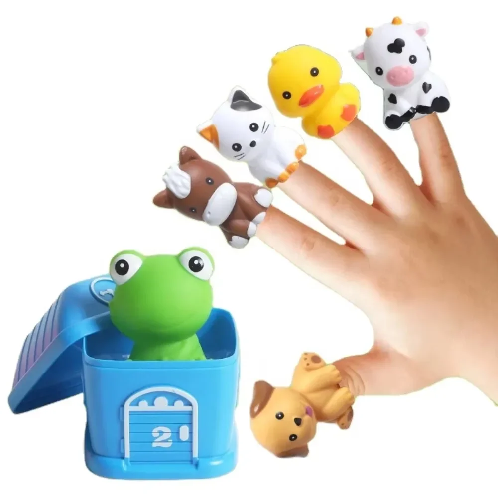 Comptage correspondant et Classification jeux de motricité Fine jouets assortis d'animaux de ferme jouet de tri de doigt jouet éducatif pour les enfants
