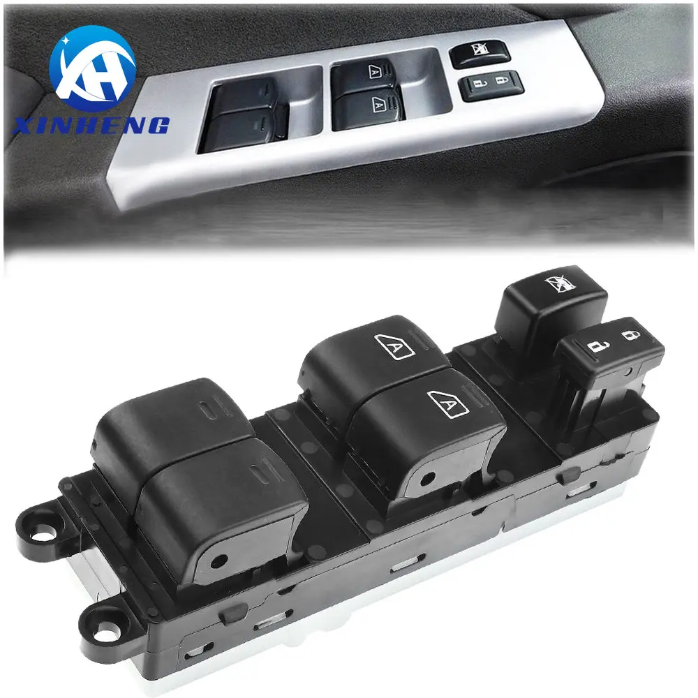 

For 07-12 Nissan Pathfinder Left Driver Side Master Control Power Window Switch The Glass Button 25401-ZP80A，25401ZL10A