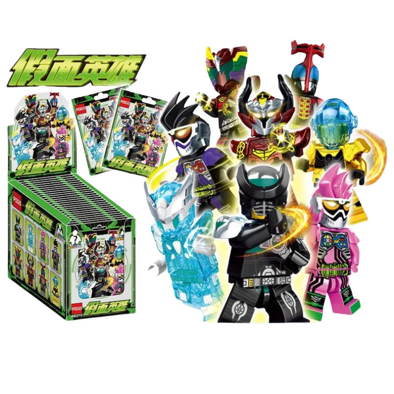 Kamen Rider Hero Card Animatie Perifere Cartoon Bouwstenen Pop Assembleren Speelgoed Gepersonaliseerde Creatieve Jongens voor Vrienden