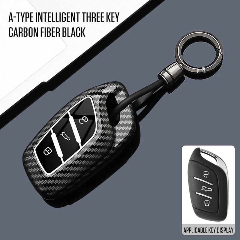 Car ABS Key Case Holder Cover For MG ES5 MG4 EV MG5 MG6 ES5 ONE ZS HS Key Protecitve Styling Accessories
