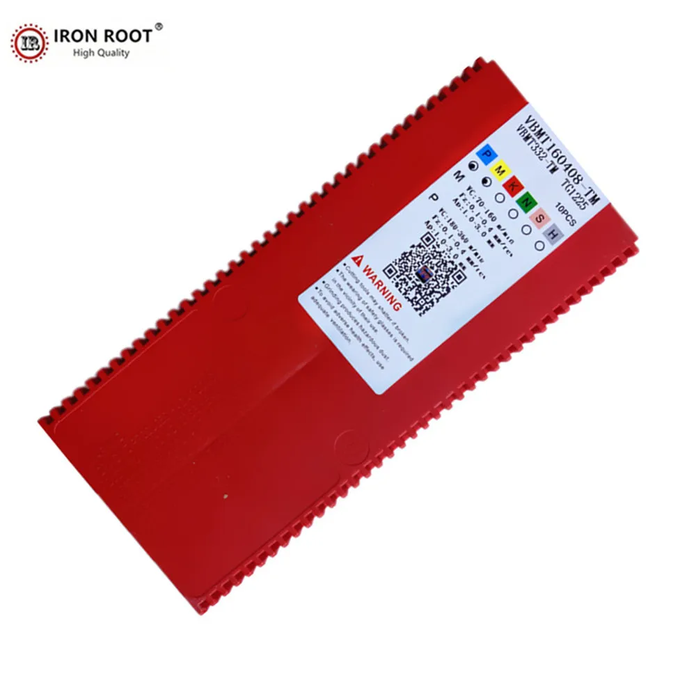 إدراج تحول الحديد VBMT 110304 ، VBMT 160404 ، VBMT 160408 ، TG1225 أداة مخرطة معدنية باستخدام الحاسب الآلي تحول كربيد إدراجات لـ P.M.K لـ SVJBR/L