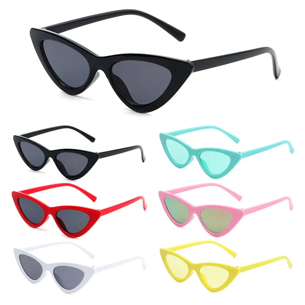 3-9 Years Cute Narrow Frame Sunglasses Toddler Sunglasses Cat Eye  Sunglasses