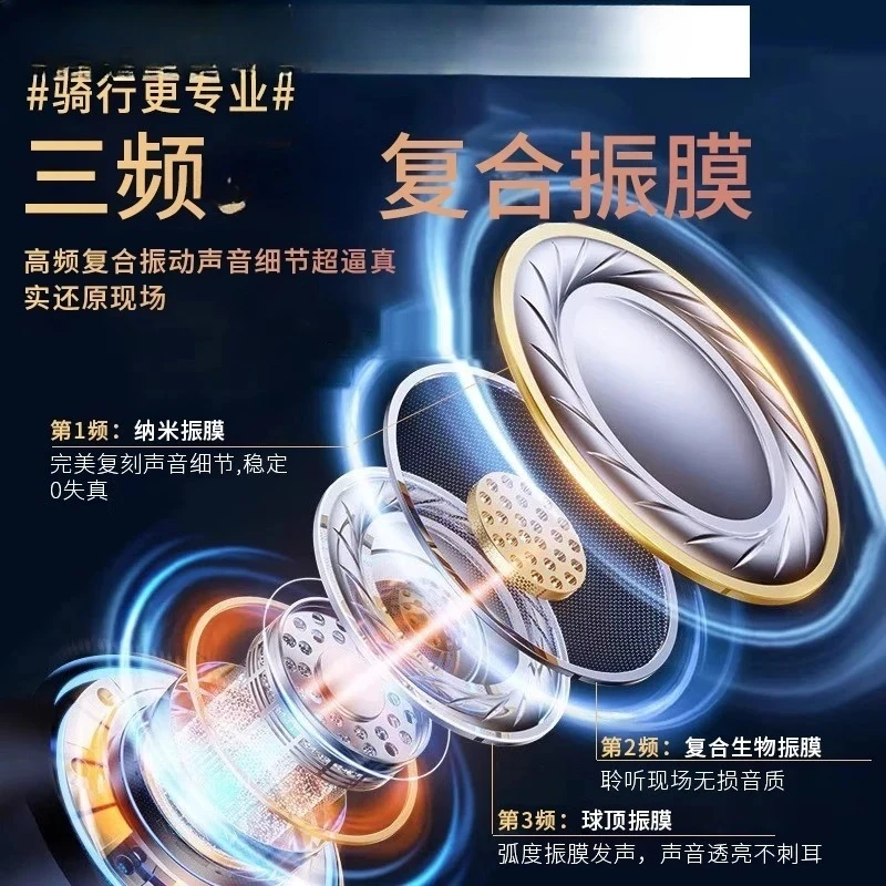 

NEW For Cardo ASMAX upgraded for JB-L high-definition noise reduction headphone unit helmet speaker accessories 3.5mm port unive