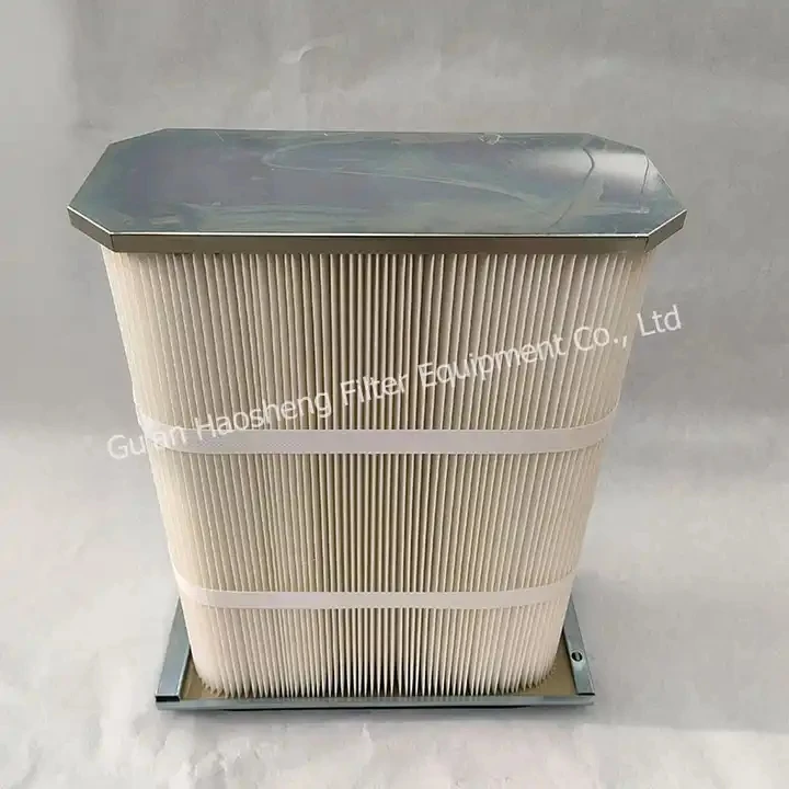 OEM Mining machinery Dust collector filter 57714388 Polyester fiber filter material dust filter cartridge used on RIGS