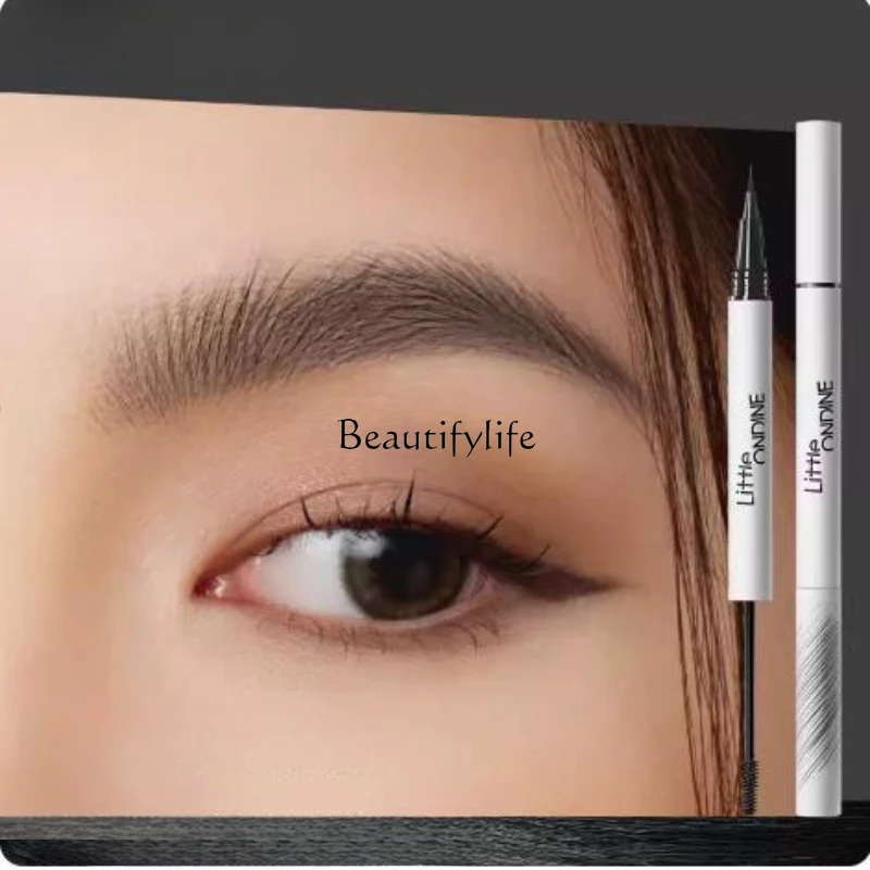 Double-Headed Shaping Water Eyebrow Pencil Eyebrow Cream Long-Lasting Coloring Waterproof Smear-Proof