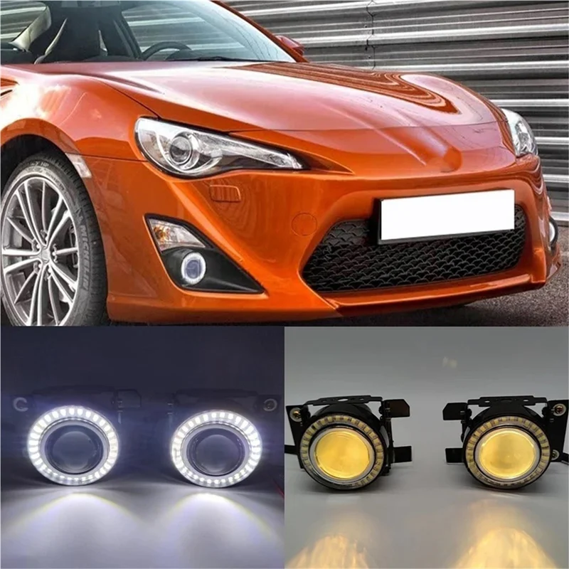ABXN-الضباب مجموعة مصابيح لتويوتا GT86 سليل FR-S سوبارو BRZ 2013-2016 LED النهار تشغيل إكسسوارات مضيئة #3