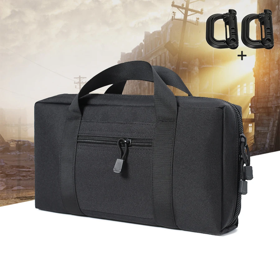 

Универсальная сумка для улицы, повседневная сумка для хранения, основная сумка, двойная молния, портативная ручка.