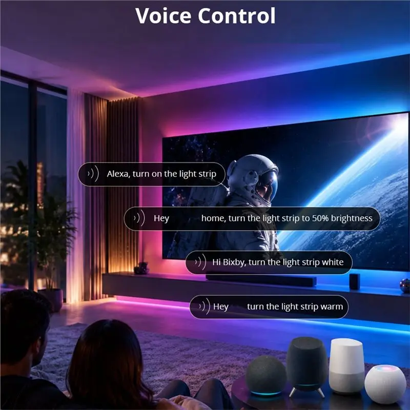 Zigbee RGBCW LED Light Strip Driver RGBCCT LED Controller 12/24V 25A Max Power Works For Tuya Homekit Alexa Smartthings APP-AT36