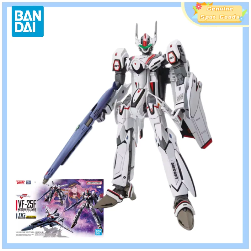 

Genuine Bandai HG VF-25F MESSIAH VALKYRIE ALTO CUSTON Anime Action Figures Model Figure Collectible Gift for Toys Hobbies Kids