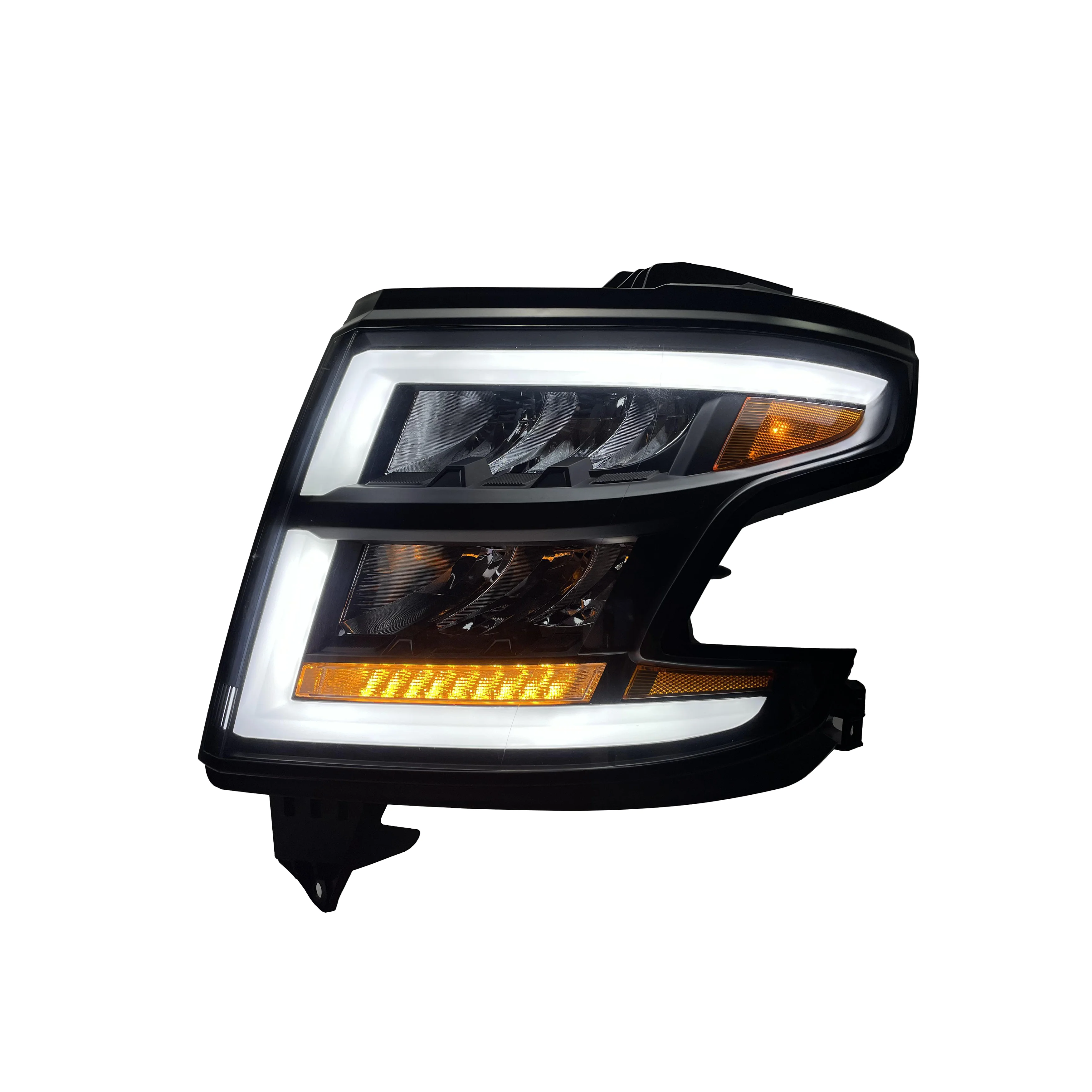 Hot-selling for High Quality  for 2015-2020 Chevrolet TAHOE FULL LED HEADLIGHTS(Black /Clear)