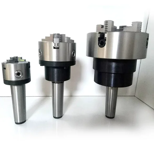 Rotary Type Taper MT2 MT3 MT4 MT5 Lathe Chuck Shank Flange 3 Jaw 4 Jaw Chuck Adapter 80mm 100mm 125mm 160mm 200mm