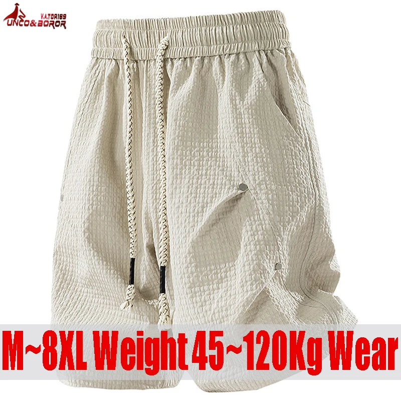 Plus Size 7XL 8XL Bermuda Masculina Men Summer Casual Short Homme Board Shorts Male Gym Joggers Sports Running Shorts Clothing