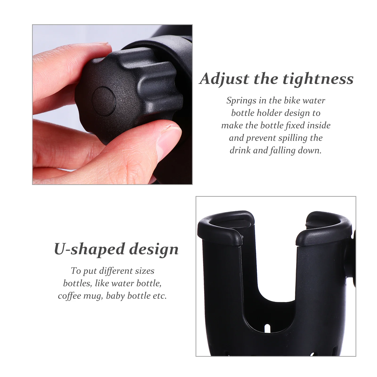 

Универсальный подстаканник, вращающаяся на 360° коляска, велосипедная тележка, подставка для бутылок, регулируемые подставки для бутылок с водой, подстаканник для коляски