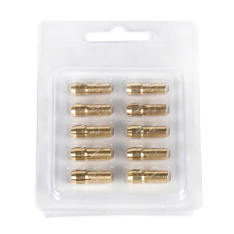 6-10PCS Electric Grinding Accessories Mini Drill Brass Collet Chuck For Dremel Rotary Tool Including Engraving Pen Copper Core