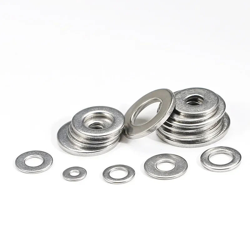 

304 Stainless Steel Big Metal Gasket / Flat Washers M1.6-M22