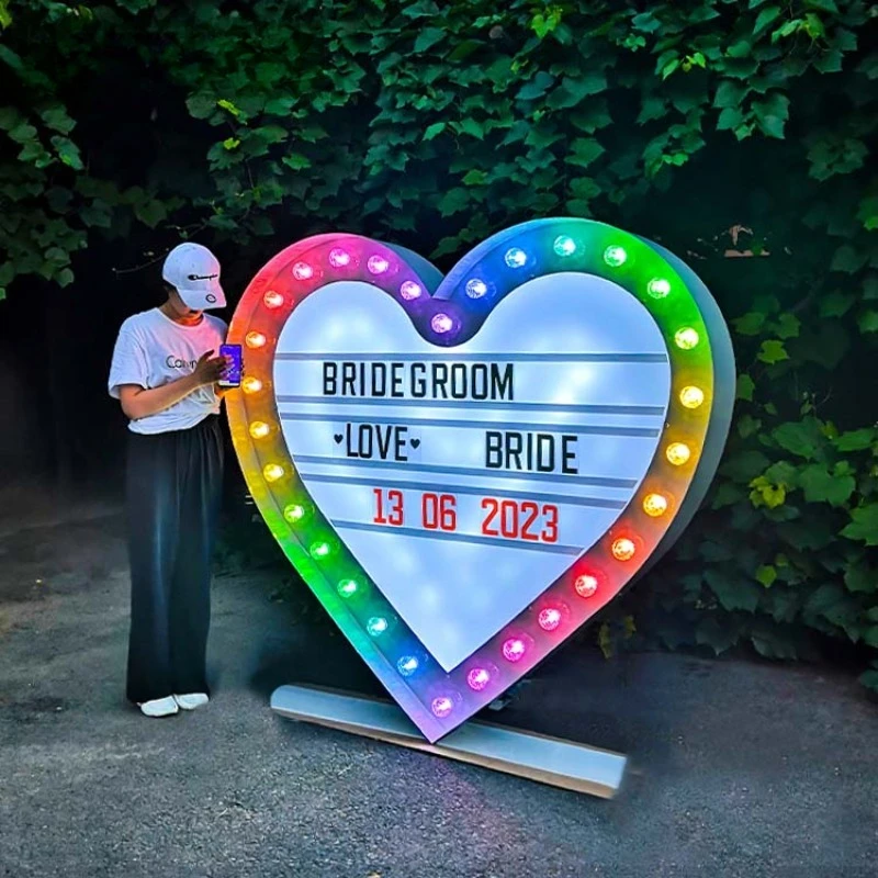 

Освещение Металл 3D Большой Гигантский Светоизлучающий Диод Карты Световой Короб Свадебный Фон Сценическое Украшение