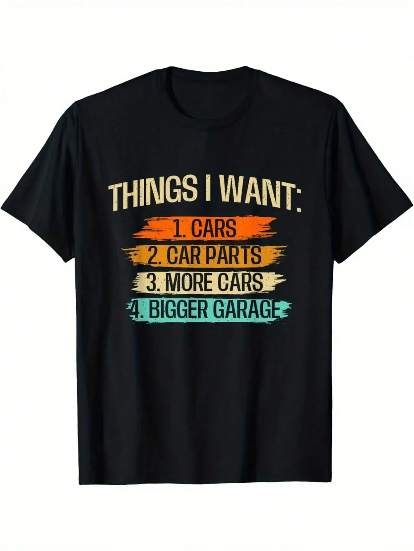 

Things I Want - Car Parts Enthusiast Auto Mechanic Engine T-Shirt