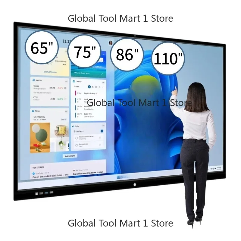4K LCD Touch Screen Interactive Whiteboard 65 75 86 98 Inch Smart Digital Teaching Board