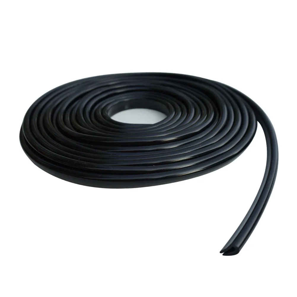 

8m Car Door Scratch Protector Anti-Shock Sealing Strips Black Waterproof Heat Resistant No Tools Required Door Guards