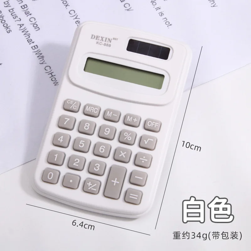Cartoon Mini Calculator, High Appearance Level Fresh Cute and Fashionable Portable Calculator on The Palm