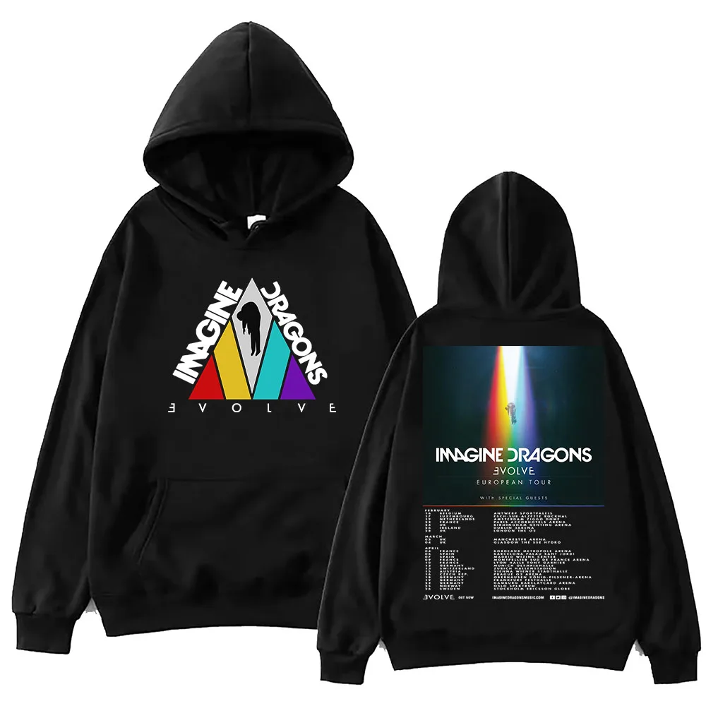 Evolve Imagine Dragons Hoodie Harajuku Hip Hop Pullover Tops Sweatshirt